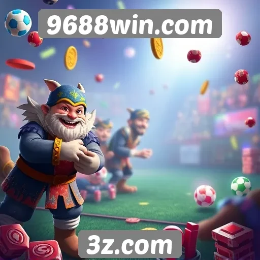 Variedade de jogos disponíveis em 9688win.com